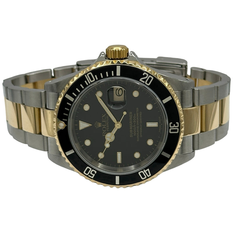 ロレックス ROLEX サブマリーナ 16613 ブラック ゴールド/ステンレス