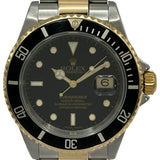 ロレックス ROLEX サブマリーナ 16613 ブラック ゴールド/ステンレススチール 自動巻き メンズ 腕時計
