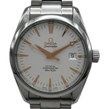 オメガ OMEGA シーマスター アクアテラ コーアクシャル クロノメーター 2503.34 ホワイト ステンレススチール 自動巻き メンズ 腕時計