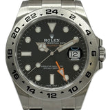 ロレックス ROLEX エクスプローラー2 216570 ブラック ステンレススチール 自動巻き メンズ 腕時計