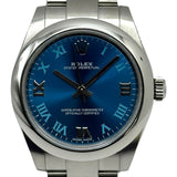 ロレックス ROLEX オイスター パーペチュアル 31 177200 アズーロブルー ステンレススチール 自動巻き ユニセックス 腕時計