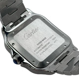 カルティエ Cartier サントス ドゥ カルティエ LM WSSA0030 グラデーションブルー ステンレススチール 自動巻き メンズ 腕時計