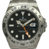 ロレックス ROLEX エクスプローラー2 226570 ブラック ステンレススチール 自動巻き メンズ 腕時計