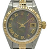 ロレックス ROLEX デイトジャスト 79173NR ブラックシェル ゴールド/ステンレススチール 自動巻き レディース 腕時計