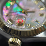 ロレックス ROLEX デイトジャスト 79173NR ブラックシェル ゴールド/ステンレススチール 自動巻き レディース 腕時計