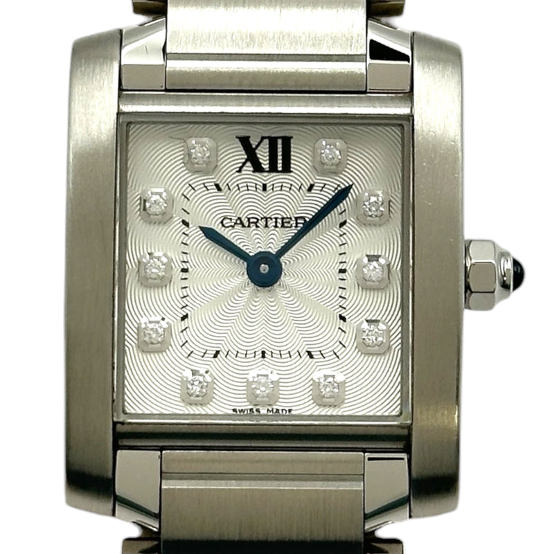 カルティエ Cartier タンクフランセーズ SM WE110006 シルバー