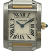 カルティエ Cartier タンクフランセーズSM W51007Q4 ホワイト ゴールド/ステンレススチール クオーツ レディース 腕時計