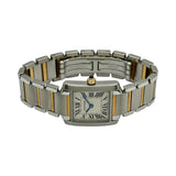 カルティエ Cartier タンクフランセーズSM W51007Q4 ホワイト ゴールド/ステンレススチール クオーツ レディース 腕時計