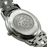 エルメス HERMES クリッパーオーバル CO1.210 ホワイト ステンレススチール クオーツ レディース 腕時計