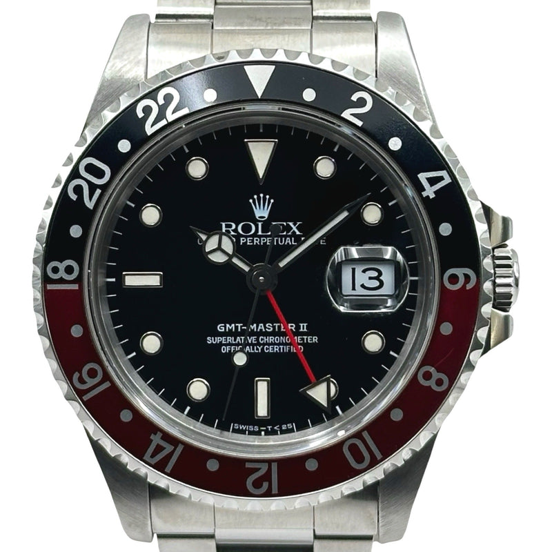 ロレックス ROLEX GMTマスター2 16710 ブラック ステンレススチール