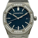 オーデマ・ピゲ AUDEMARS PIGUET ロイヤルオーク オートマティック 77451ST.ZZ.1361ST.04 ブルー ステンレススチール 自動巻き メンズ 腕時計