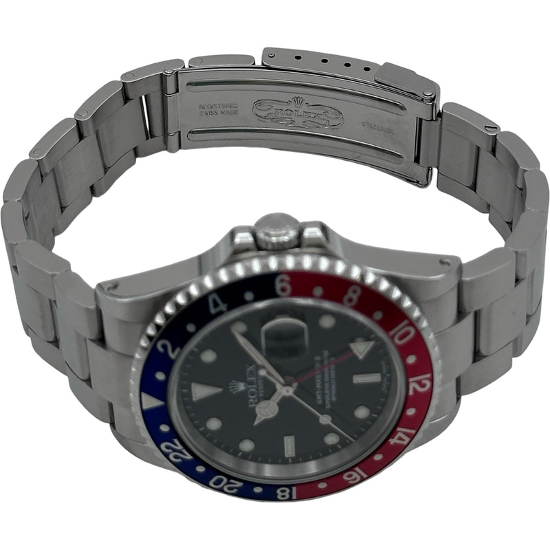 ロレックス ROLEX GMTマスター2 16710 ブラック ステンレススチール