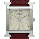エルメス HERMES Hウォッチ HH1.810 シルバー ステンレススチール クオーツ メンズ 腕時計