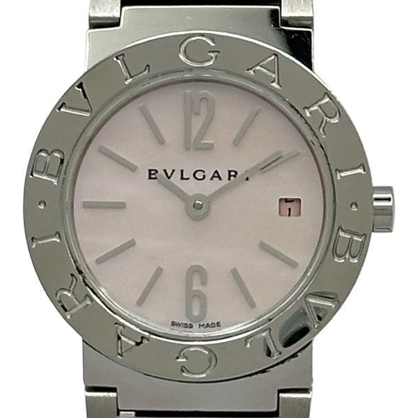 ブルガリ BVLGARI ブルガリブルガリ BB26SS ピンクシェル ステンレス