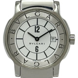 ブルガリ BVLGARI ソロテンポ ST29S ホワイト ステンレススチール クオーツ レディース 腕時計