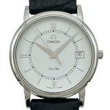 オメガ OMEGA デビル プレステージ デイト 7824.21.01 ホワイト ステンレススチール クオーツ ユニセックス 腕時計