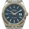 ロレックス ROLEX デイトジャスト41 126334 ブライトブルー ホワイトゴールド/ステンレススチール 自動巻き メンズ 腕時計