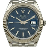 ロレックス ROLEX デイトジャスト41 126334 ブライトブルー ホワイトゴールド/ステンレススチール 自動巻き メンズ 腕時計