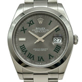 ロレックス ROLEX デイトジャスト41 126300 スレート ステンレススチール 自動巻き メンズ 腕時計