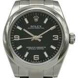 ロレックス ROLEX オイスターパーペチュアル31 177200 ブラック ステンレススチール 自動巻き レディース 腕時計