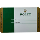 ロレックス ROLEX デイトジャスト 41 126300 スレート(ダークロジウム) ステンレススチール 自動巻き メンズ 腕時計