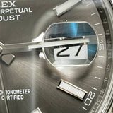 ロレックス ROLEX デイトジャスト 41 126300 スレート(ダークロジウム) ステンレススチール 自動巻き メンズ 腕時計