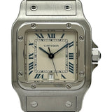 カルティエ Cartier サントス ガルベ LM W20018D6 シルバー ステンレススチール クオーツ レディース 腕時計