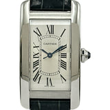 カルティエ Cartier タンク アメリカン MM WSTA0017 シルバー ステンレススチール 自動巻き レディース 腕時計