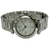 カルティエ Cartier パシャC 35ｍｍ W31074M7 ホワイト ステンレススチール 自動巻き レディース 腕時計