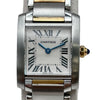 カルティエ Cartier タンクフランセーズ SM W51007Q4 ホワイト イエローゴールド/ステンレススチール クオーツ レディース 腕時計
