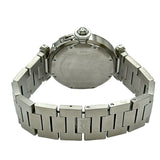 カルティエ Cartier パシャC 35mm ビッグデイト W31053M7 ブラック ステンレススチール 自動巻き レディース 腕時計