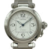 カルティエ Cartier パシャC 35mm W31074M7 ホワイト ステンレススチール 自動巻き ユニセックス 腕時計