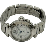 カルティエ Cartier パシャC 35mm W31074M7 ホワイト ステンレススチール 自動巻き ユニセックス 腕時計