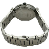 カルティエ Cartier パシャ シータイマー W31077M7 ブラック ステンレススチール 自動巻き メンズ 腕時計