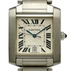 カルティエ Cartier タンクフランセーズ LM W51002Q3 シルバー ステンレススチール 自動巻き メンズ 腕時計