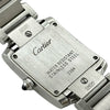 カルティエ Cartier タンクフランセーズ SM W51008Q3 ホワイト ステンレススチール クオーツ レディース 腕時計