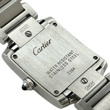 カルティエ Cartier タンクフランセーズ SM W51008Q3 ホワイト ステンレススチール クオーツ レディース 腕時計