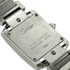 カルティエ Cartier タンクフランセーズ SM W51008Q3 ホワイト ステンレススチール クオーツ レディース 腕時計