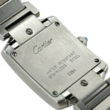 カルティエ Cartier タンクフランセーズ SM W51008Q3 ホワイト ステンレススチール クオーツ レディース 腕時計