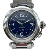 カルティエ Cartier パシャC ビッグデイト W31047M7 ブルー ステンレススチール 自動巻き ユニセックス 腕時計