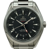 オメガ OMEGA シーマスター アクアテラ コーアクシャル GMT 231.10.43.22.01.001 ブラック ステンレススチール 自動巻き メンズ 腕時計