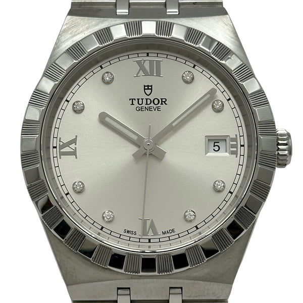 チューダー/チュードル TUDOR ロイヤル 28500 シルバー ステンレススチール 自動巻き メンズ 腕時計 チューダー/チュードル TUDOR ロイヤル 28500 シルバー ステンレス