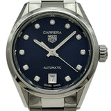 タグ・ホイヤー TAG HEUER カレラ キャリバー9 デイト WBN2413.BA0621 ブルー ステンレススチール 自動巻き レディース 腕時計