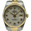 ロレックス ROLEX デイトジャスト ホリコン 16233 アイボリー(ホリコン) ゴールド/ステンレススチール 自動巻き メンズ 腕時計