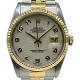 ロレックス ROLEX デイトジャスト ホリコン 16233 アイボリー(ホリコン) ゴールド/ステンレススチール 自動巻き メンズ 腕時計