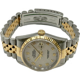 ロレックス ROLEX デイトジャスト ホリコン 16233 アイボリー(ホリコン) ゴールド/ステンレススチール 自動巻き メンズ 腕時計