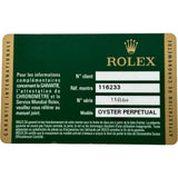 ロレックス ROLEX デイトジャスト36 ホリコン 116233G ゴールド(ホリコン) ゴールド/ステンレススチール 自動巻き メンズ 腕時計
