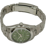 ロレックス ROLEX オイスターパーペチュアル 34 124200 ピスタチオグリーン ステンレススチール 自動巻き ユニセックス 腕時計