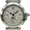 カルティエ Cartier パシャ XL ナイト＆デイ GMT 世界1000本限定 W31093M7 シルバー ステンレススチール 自動巻き メンズ 腕時計