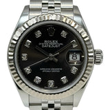 ロレックス ROLEX デイトジャスト28 279174G ダークグレー ホワイトゴールド/ステンレススチール　 自動巻き レディース 腕時計
